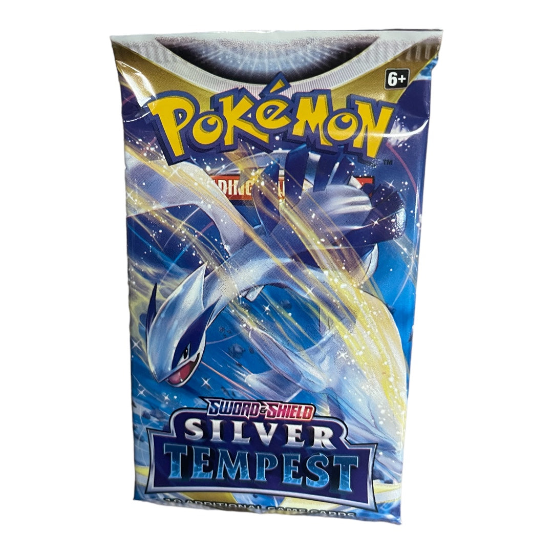 sword and shield silver tempest booster box Pokemon all contained in a stylish collectors box Pokemon TCG Sword & Shield
