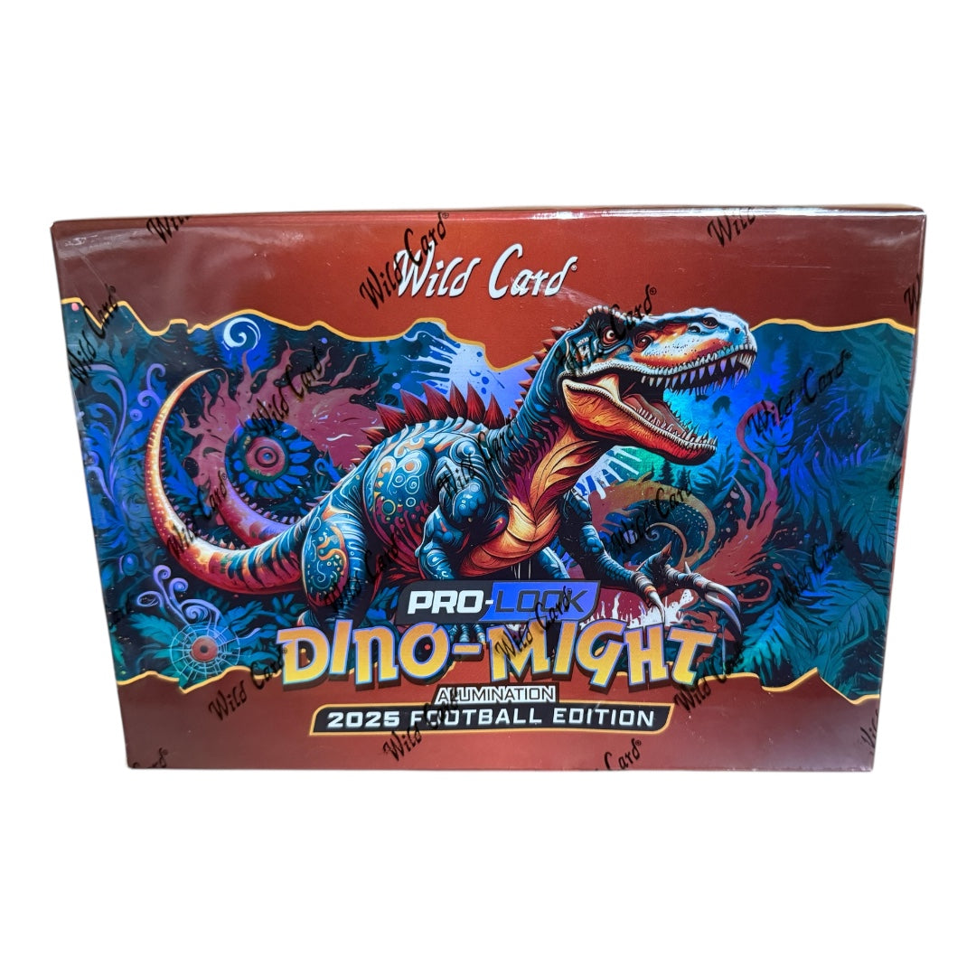2025 Wild Card Pro-Look Dino-Might Football Hobby Box – Sports