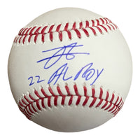 Julio Rodriguez autographed baseball w/22 AL ROY Inscription - Fanatics