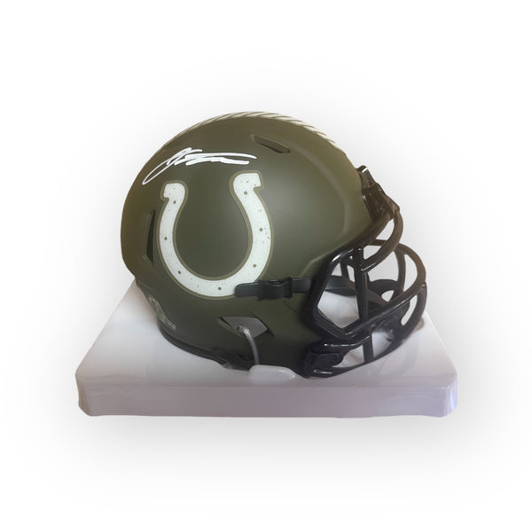 Jonathan Taylor autographed Indianapolis Colts STS Mini Helmet - Fanatics