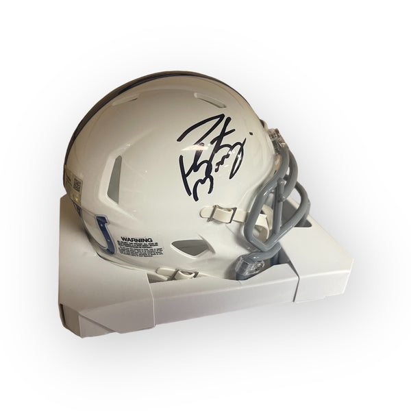 Peyton Manning autographed Indianapolis Colts Throwback Mini Helmet - Fanatics