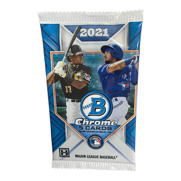 2021 Bowman Chrome Baseball Hobby Pack