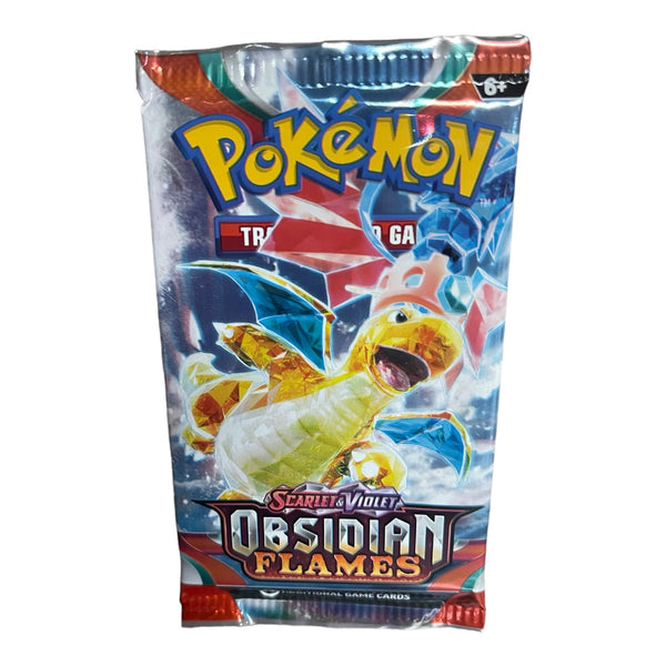 pokemon obsidian flames booster box Scarlet & Violet 6-Box Case not the contents of just one pack Pokemon Obsidian Flames Booster Pack