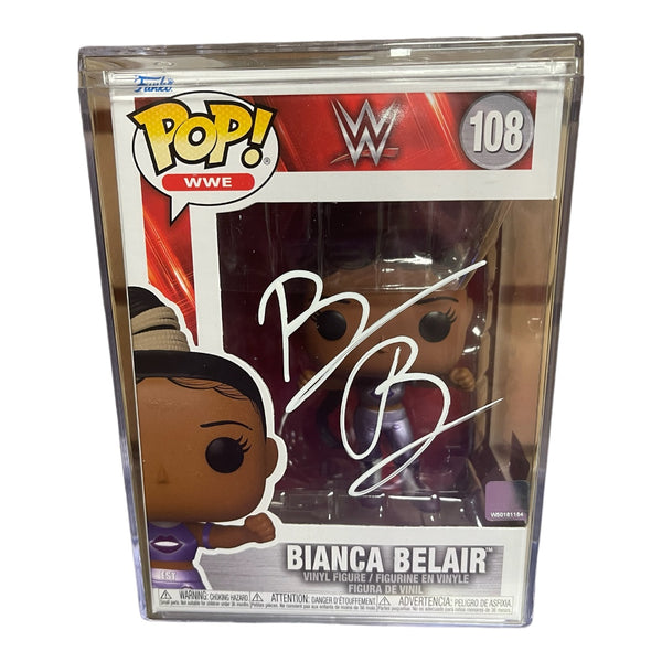 Bianca Belair WWE Autographed Funko Pop! #108 - Fanatics Authentic