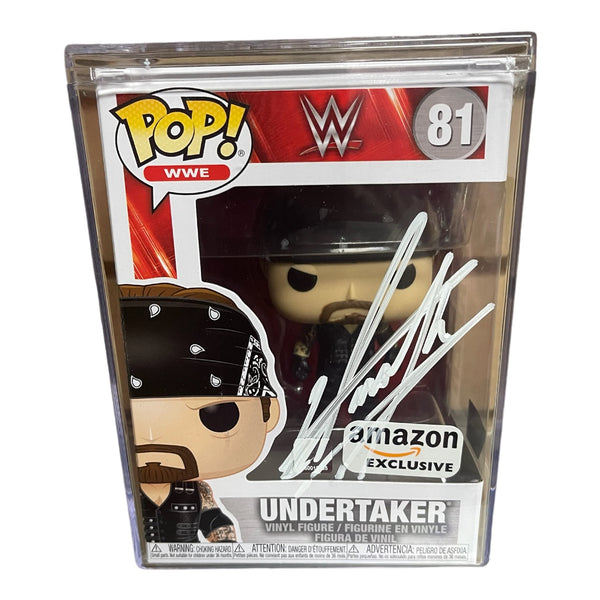 Undertaker WWE Autographed Funko Pop! #81 - Fanatics Authentic