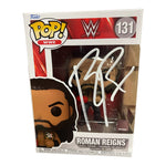 Roman Reigns WWE Autographed Funko Pop! #131 - Fanatics Authentic
