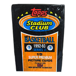 1992-93 Topps Stadium Club Series 2 Basketball Pack
