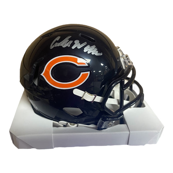 Caleb Williams autographed Chicago Bears Speed Mini Helmet - Fanatics