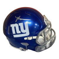 Malik Nabers autographed New York Giants Speed Mini Helmet - Fanatics