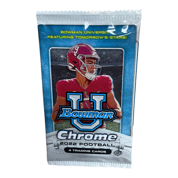 2022 Bowman Chrome University Football Hobby Pack