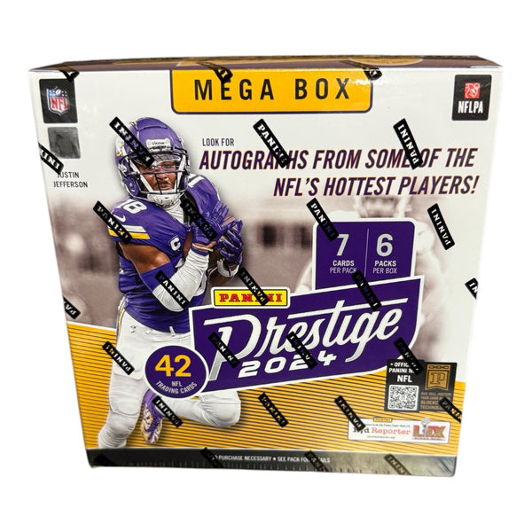 2024 Panini Prestige Football Mega Box Sports World Card Shop