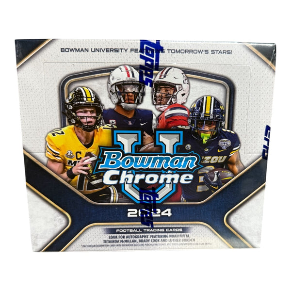 2024 Bowman Chrome University Football Jumbo Box