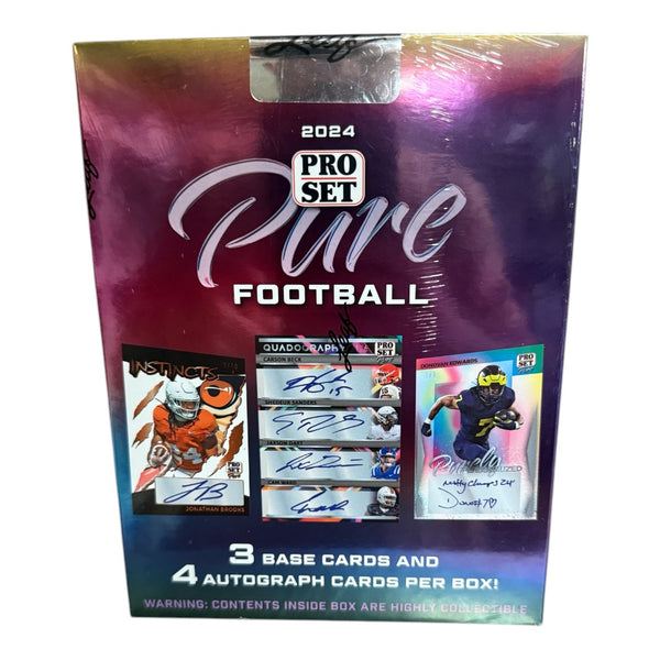 2024 Leaf Pro Set Pure Football Hobby Box