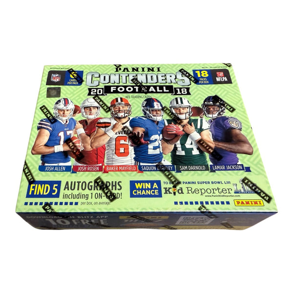 2018 Panini Contenders Football Hobby Box