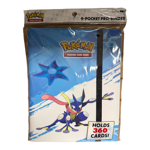 pokemon 360 card binder Pokemon Ultra Pro 9-Pocket Pro Binder Greninja – Sports World Card Shop