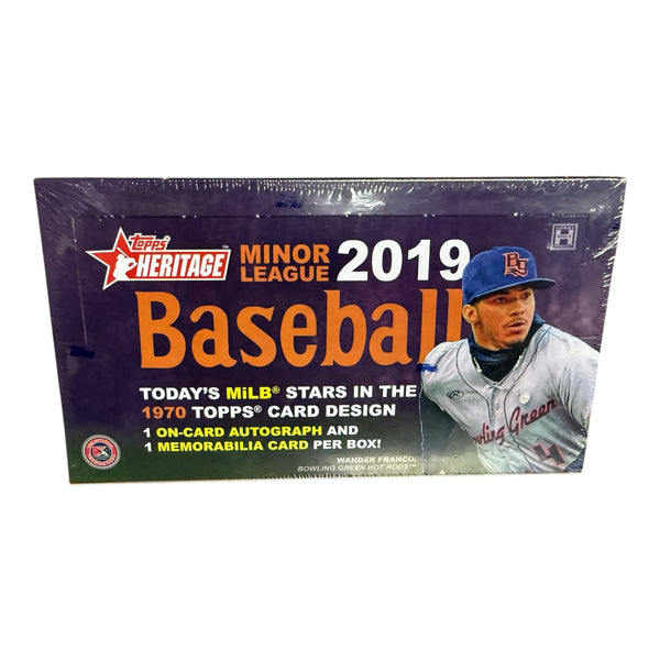 2019 Topps Heritage Minor League Baseball Hobby Box