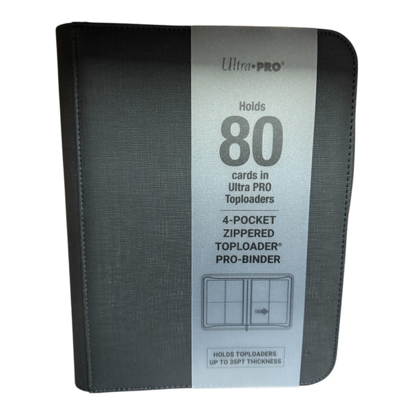 Ultra PRO: 4-Pocket Premium Zippered PRO-Binder - Toploader Ultra PRO: 4-Pocket Premium Zippered PRO-Binder - Toploader
