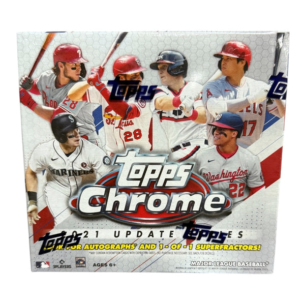 2021 Topps Chrome Update Baseball Mega Box