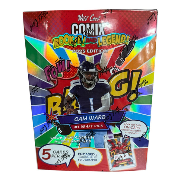 2025 Wild Card Comix Rookie and Legend Football Hobby Box
