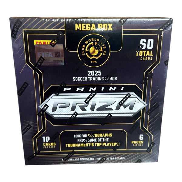 2025 Panini Prizm FIFA Club World Cup Soccer Mega Box