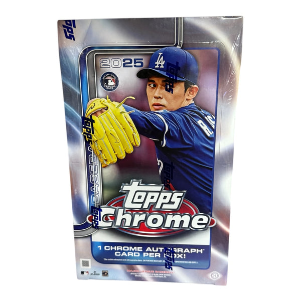 2025 Topps Chrome Baseball Hobby Box