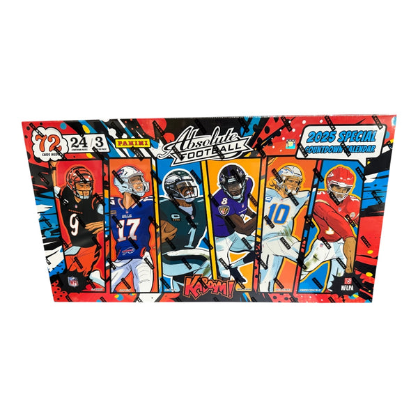 2025 Panini Absolute Football Kaboom Countdown Calendar
