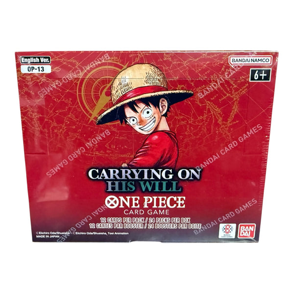 One Piece OP13 Carrying on his Will Booster Box