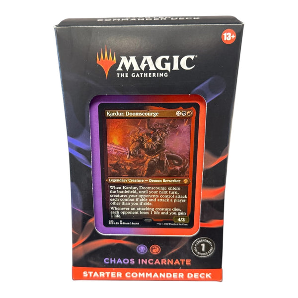 Magic the Gathering Chaos Incarnate Starter Commander Deck – Sports World  Card Shop