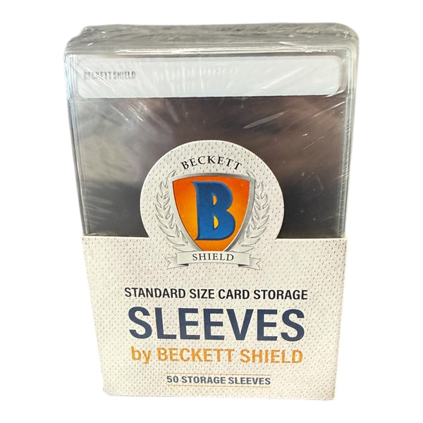 Beckett Shield Semi Rigid Card Sleeves (50 Ct) – Sports World Card Shop