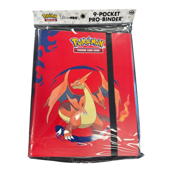 charizard card binder Pokemon Ultra Pro 9-Pocket Pro Binder Mega Charizard X/Y – Sports World Card Shop