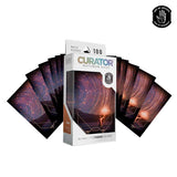 Orange Nebula Curator Masterwork Card Sleeves